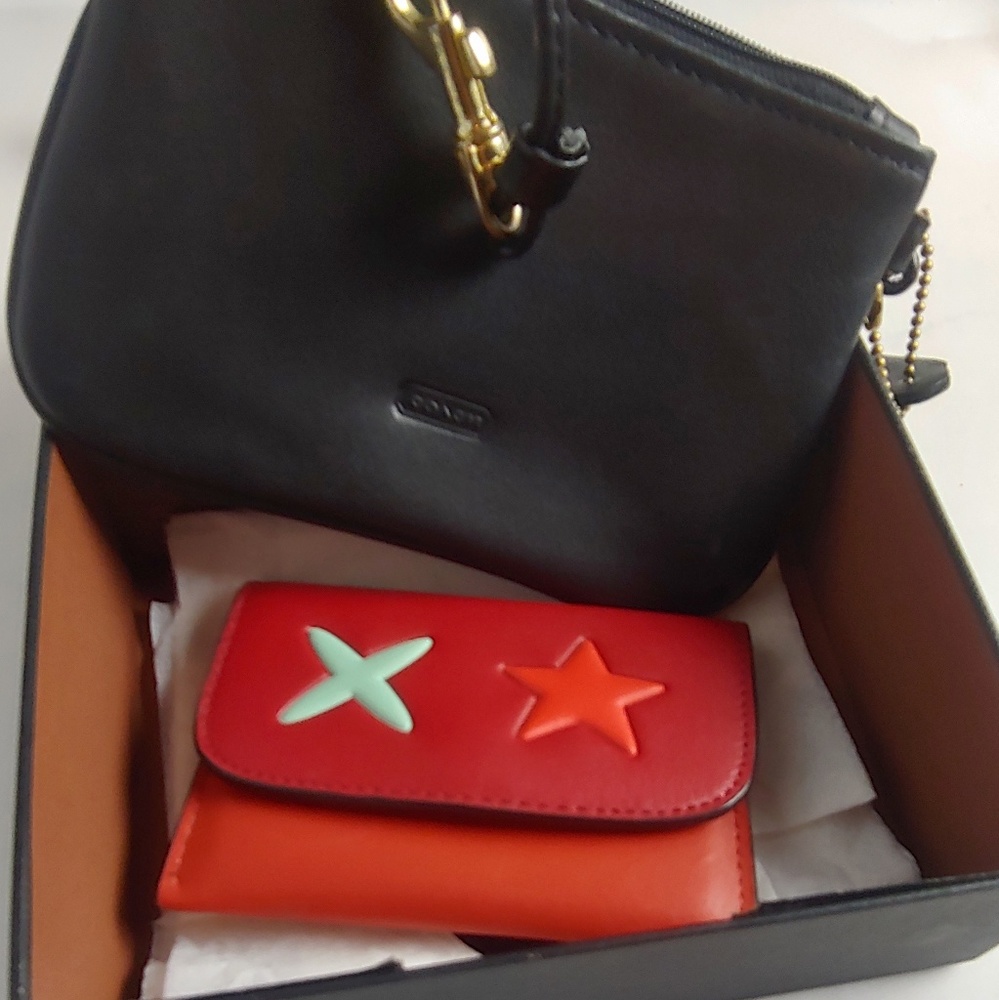 Lot Coach wristlet and card case